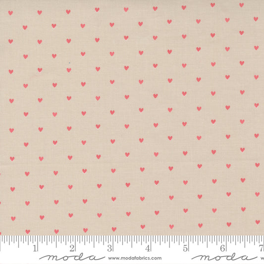 Love Note Lovey Dot Blender Heart Dot Dove by Lella Boutique for Moda Fabrics Fabric 5155 17