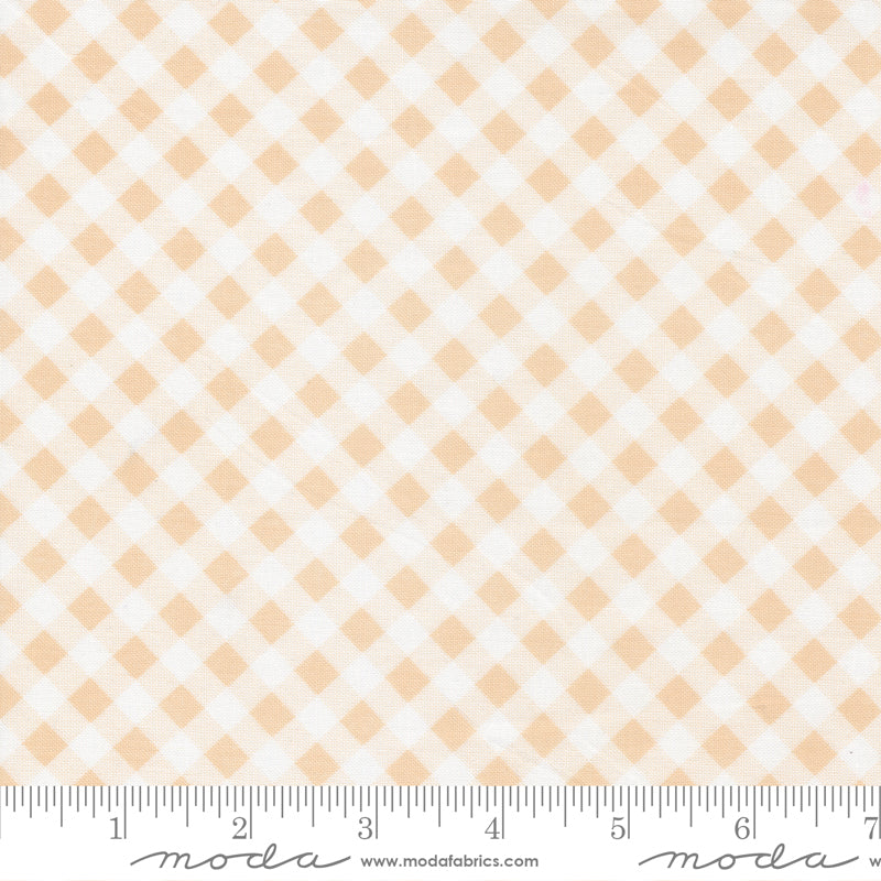 Country Rose Gingham Checks and Plaids Sunshine by Lella Boutique for Moda Fabrics Fabric 5174 18