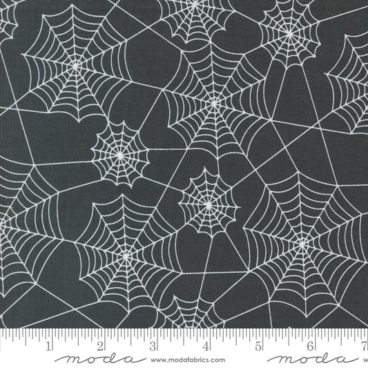 Hey Boo Webs Midnight by Lella Boutique for Moda Fabrics Fabric 5213 16, 1/2 yard increments