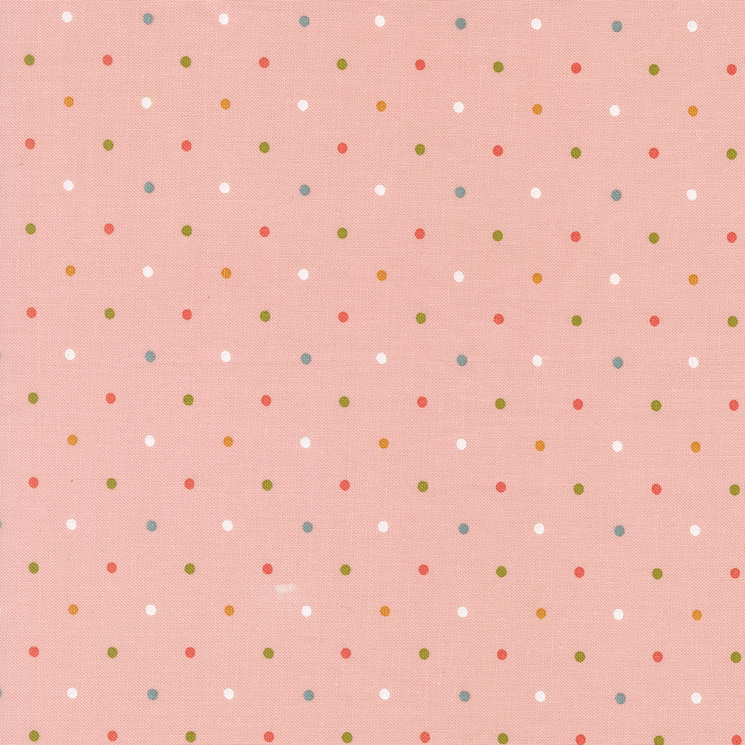 Magic Dot Dots Carnation by Lella Boutique of Moda Fabrics, 5230 52, 1/2 yard increments