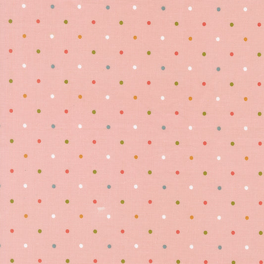 Magic Dot Dots Carnation by Lella Boutique of Moda Fabrics, 5230 52, 1/2 yard increments