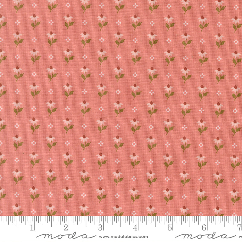 Wild Honey Bumbling Posies Rose Water by Lella Boutique of Moda Fabrics, 5252 13, 1/2 yard increments
