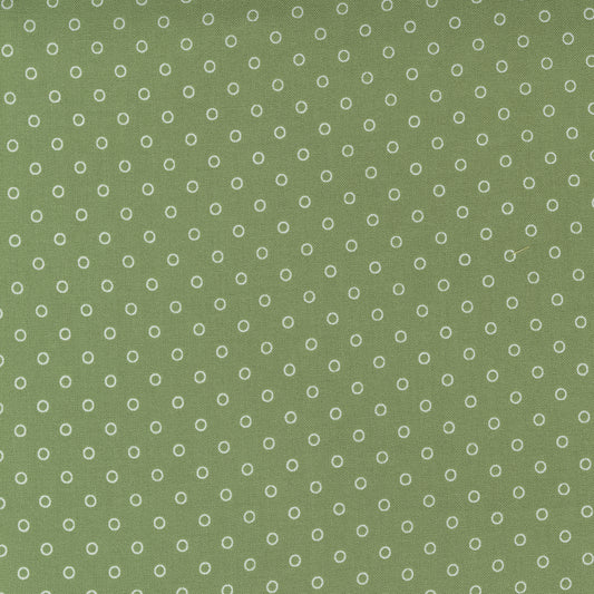 Nantucket Summer Smitten Dots Grass by Camille Roskelley of Moda Fabrics 55264 16, 1/2 yard increments
