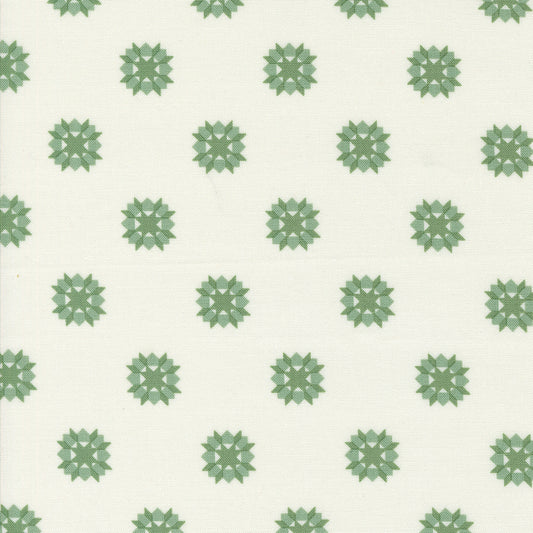 Rosemary Cottage Swoon Blenders Cream Sage by Camille Roskelley of Moda Fabrics, 55315 18, 1/2 yard increments