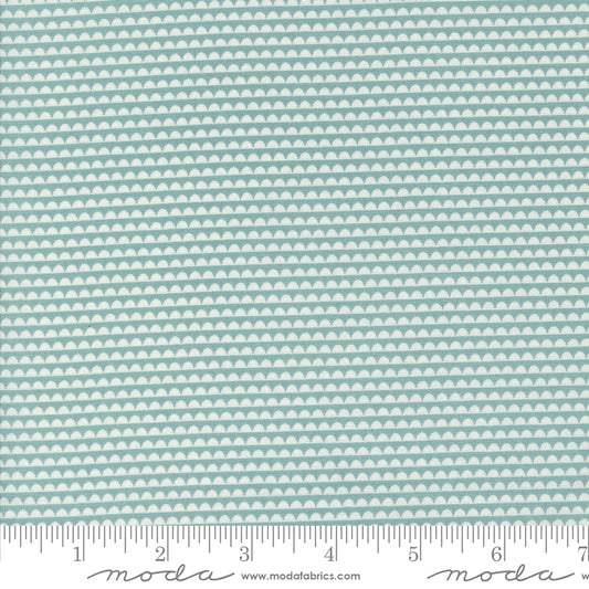 Rosemary Cottage Sundae Stripes Sky by Camille Roskelley of Moda Fabrics 55316 16, 1/2 yard increments