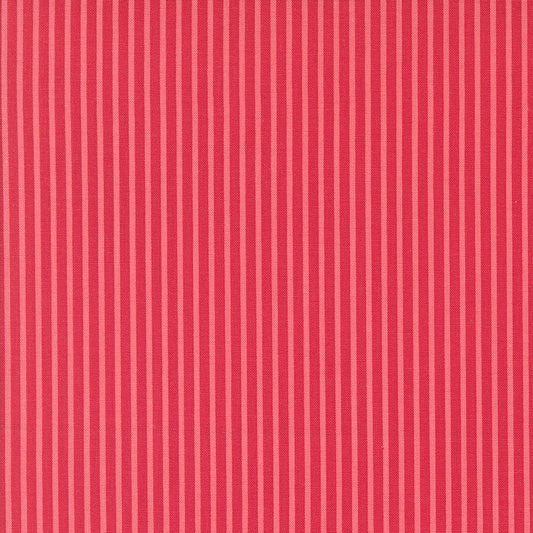 Summertime Simple Stripe Stripes Red by Camille Roskelley of Moda Fabrics 55324 12, 1/2 yard increments