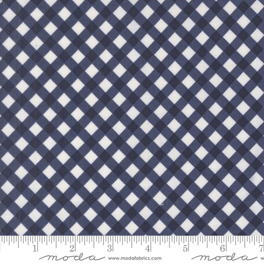 Summertime Picnic Checks and Plaids Navy by Camille Roskelley of Moda Fabrics 55325 20, 1/2 yard increments