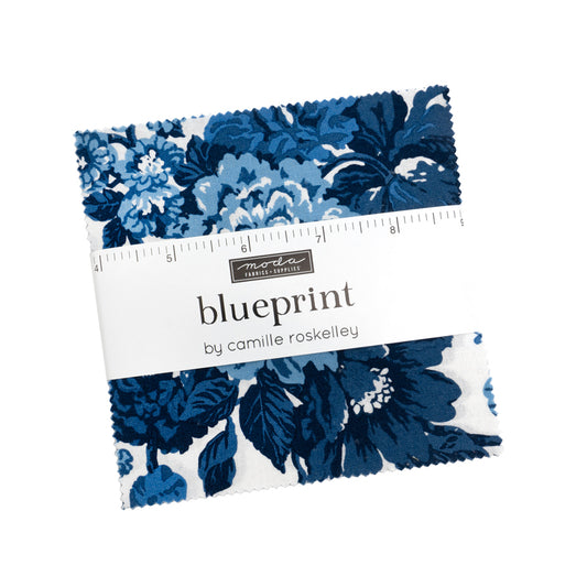 Blueprint Charm Pack (42 5" squares) by Camille Roskelley for Moda Fabrics 55330PP