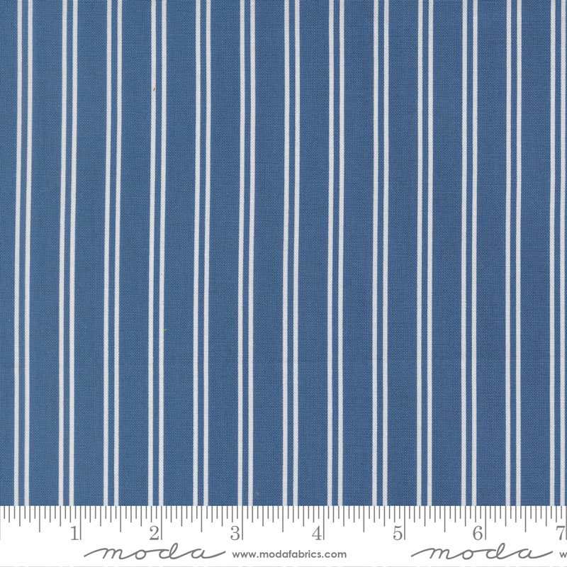 A Cat Named Stitch Stripes Sea by Camille Roskelley of Moda Fabrics 55344 14, 1/2 yard increments