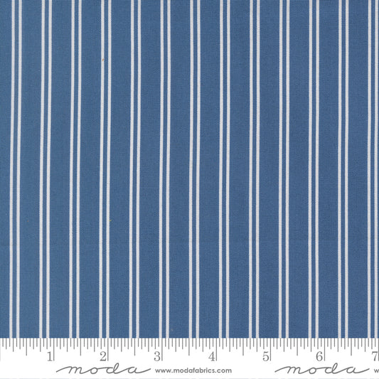 A Cat Named Stitch Stripes Sea by Camille Roskelley of Moda Fabrics 55344 14, 1/2 yard increments
