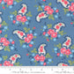 A Cat Named Stitch Sweet Paisley Floral Blue by Camille Roskelley of Moda Fabrics 55346 13, 1/2 yard increments