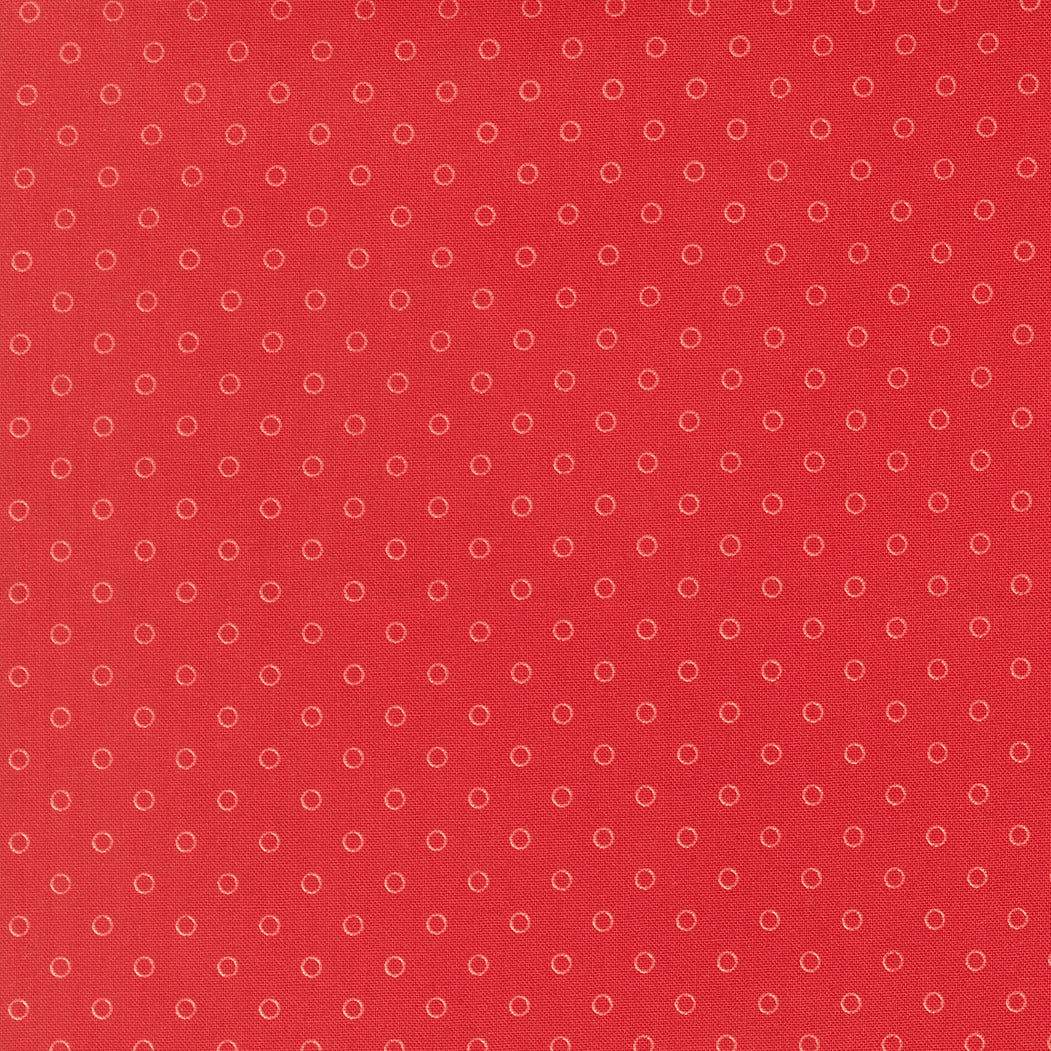Bloomsberry Favorite Dots Red by Camille Roskelley of Moda Fabrics 55356 18, 1/2 yard increments