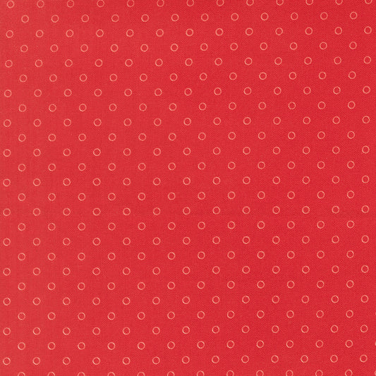 Bloomsberry Favorite Dots Red by Camille Roskelley of Moda Fabrics 55356 18, 1/2 yard increments