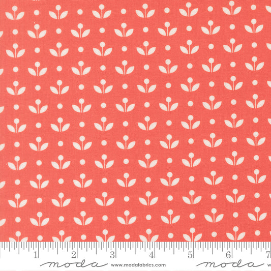Bloomsberry Mayfair Nantucket Red by Camille Roskelley of Moda Fabrics 55357 17, 1/2 yard increments
