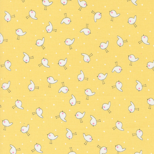 Shine Little Birdie Novelty Birds Sun by Sweetwater for Moda Fabrics 55674 24, 1/2 yard increments