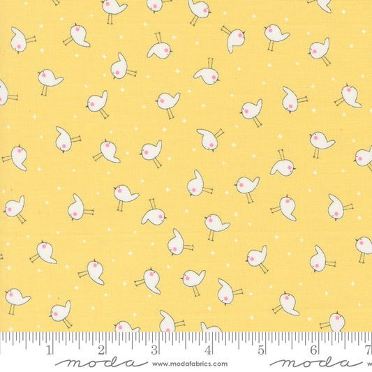 Shine Little Birdie Novelty Birds Sun by Sweetwater for Moda Fabrics 55674 24, 1/2 yard increments