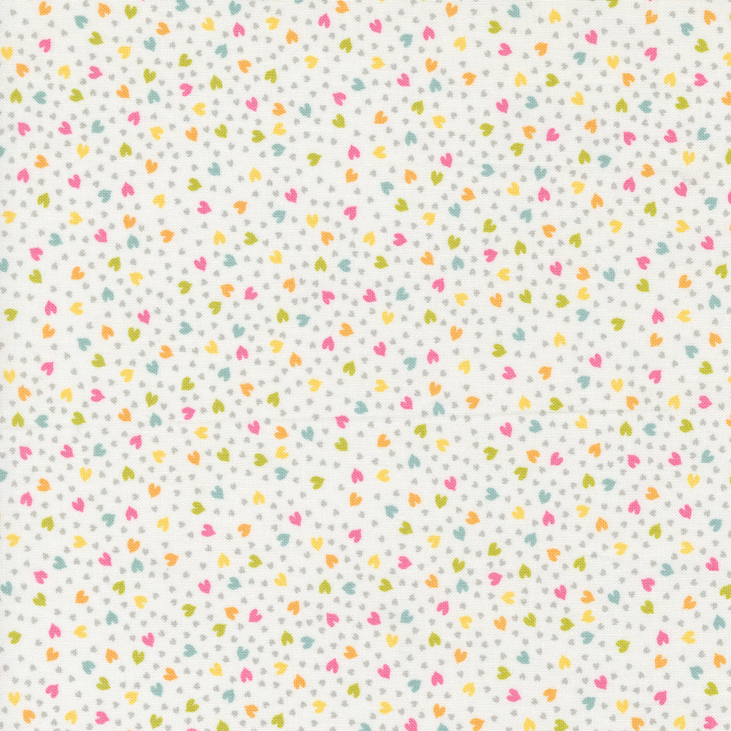 Shine Love Blenders Hearts Cloud by Sweetwater for Moda Fabrics 55675 11, 1/2 yard increments