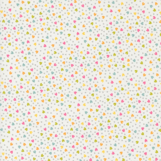 Shine Love Blenders Hearts Cloud by Sweetwater for Moda Fabrics 55675 11, 1/2 yard increments