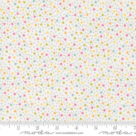 Shine Love Blenders Hearts Cloud by Sweetwater for Moda Fabrics 55675 11, 1/2 yard increments