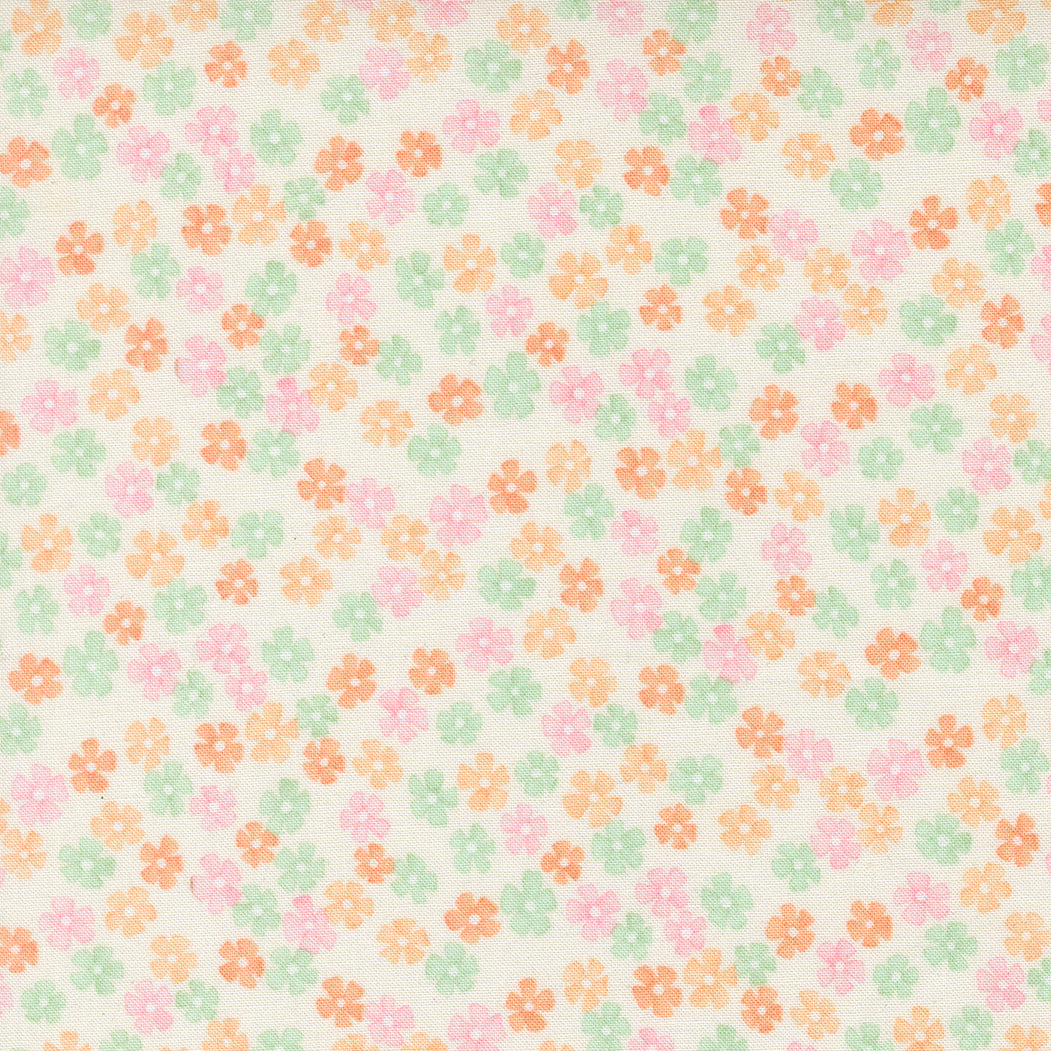 Kindness Daisy Chain Dogwood by Deb Strain for Moda Fabrics, 56155 11, 1/2 yard increments