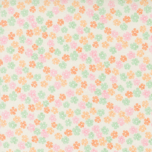 Kindness Daisy Chain Dogwood by Deb Strain for Moda Fabrics, 56155 11, 1/2 yard increments