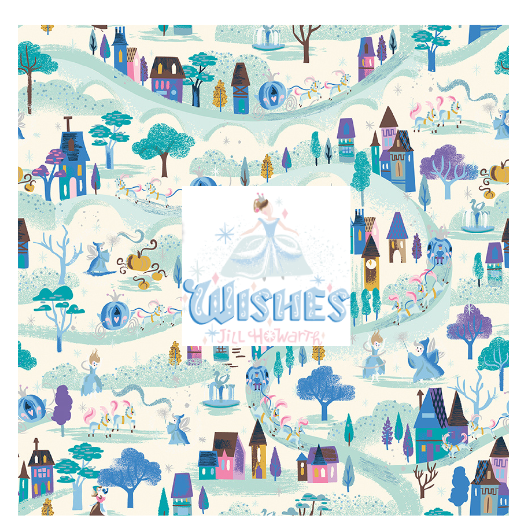 Wishes Bundle 2 by Jill Howarth Curated Fat Quarter and Half Yard Bundles (7 fabrics) by Riley Blake Designs