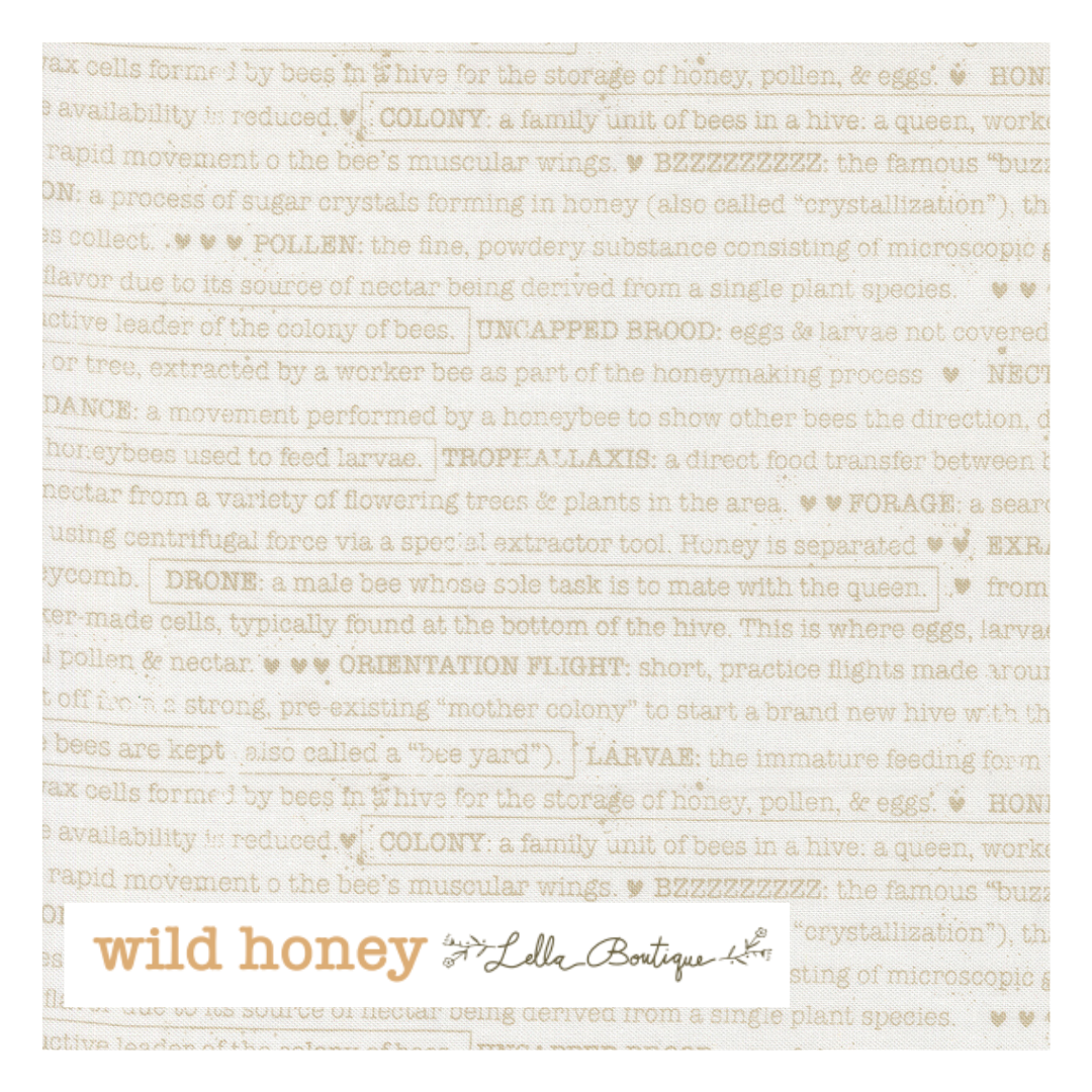Wild Honey Curated Fat Quarter and Half Yard Bundle (7 fabrics) by Lella Boutique for Moda Fabrics