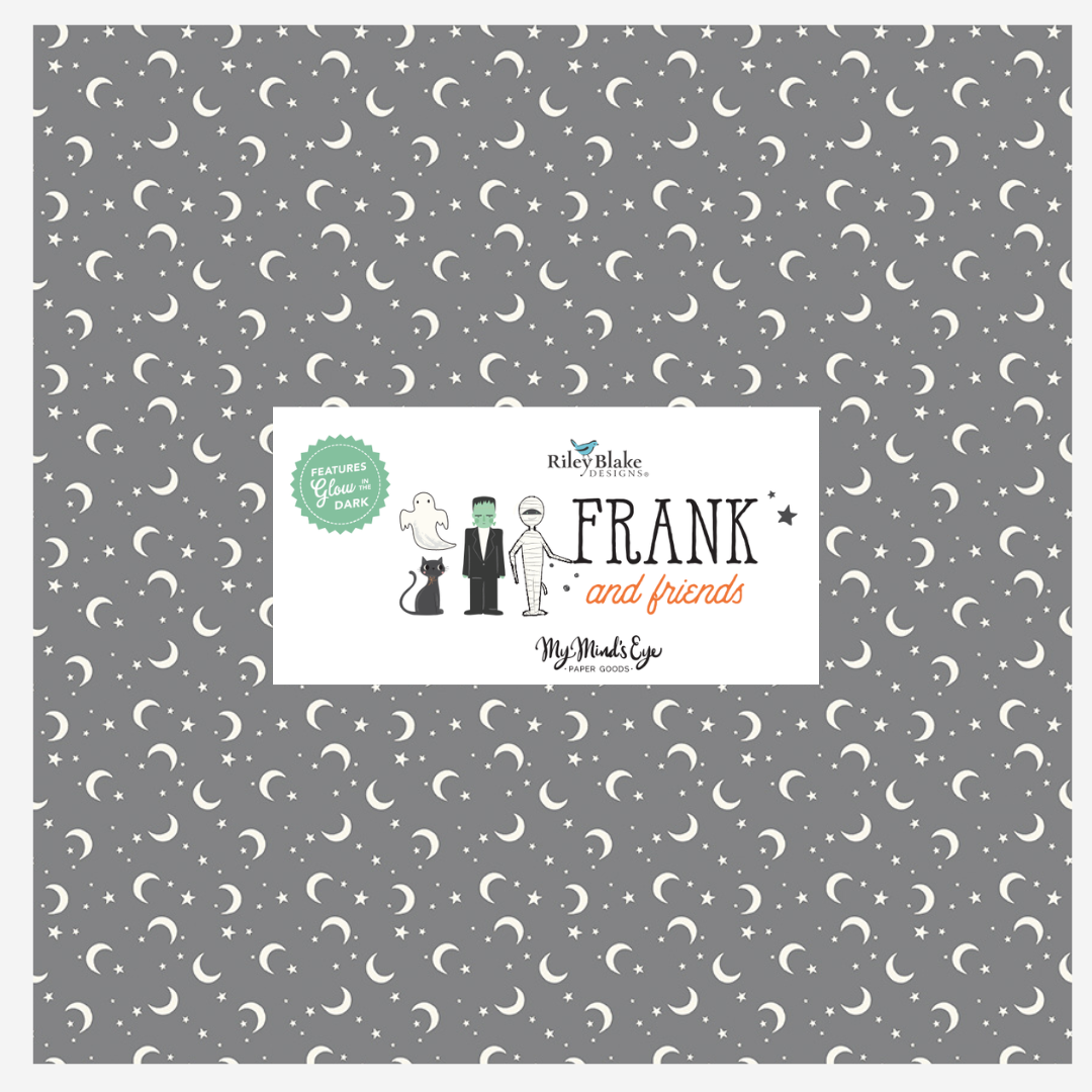 Frank and Friends Curated Half Yard and Fat Quarter Bundles (8 fabrics) by My Mind's Eye for Riley Blake Fabrics