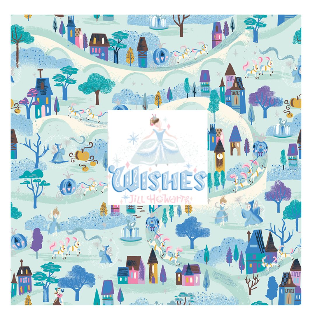 Wishes Bundle 1 by Jill Howarth Curated Fat Quarter and Half Yard Bundles (7 fabrics) by Riley Blake Designs