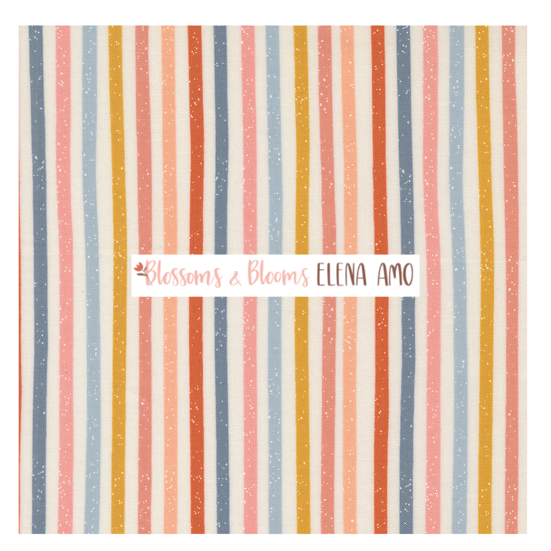 Blossoms and Blooms Curated Fat Quarter and Half Yard Bundle (7 fabrics) by Elena Amo for Moda Fabrics