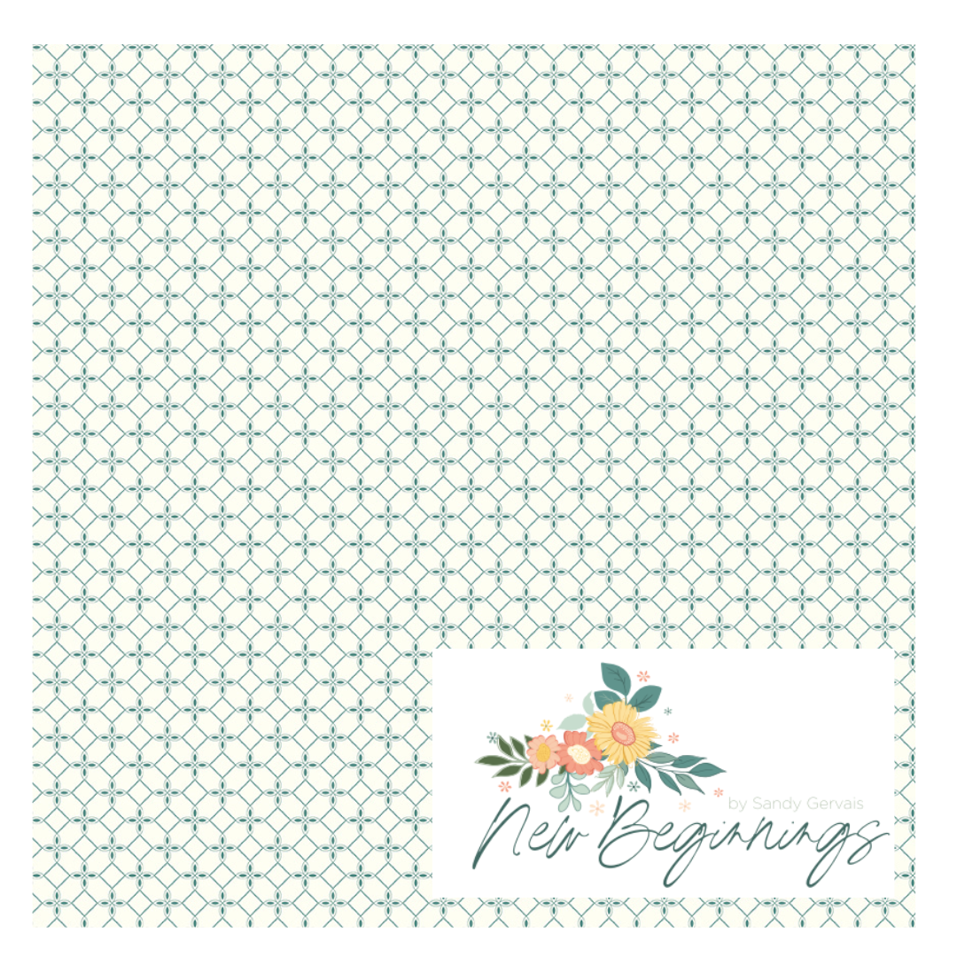 New Beginnings by Sandy Gervais Curated Fat Quarter and Half Yard Bundles (7 fabrics) by Riley Blake Designs
