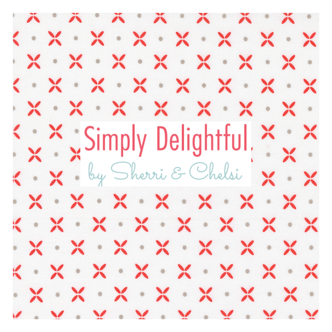 Simply Delightful by Sherri & Chelsi for Moda Fabrics, Half Yard and Fat Quarter Bundles (7 fabrics)