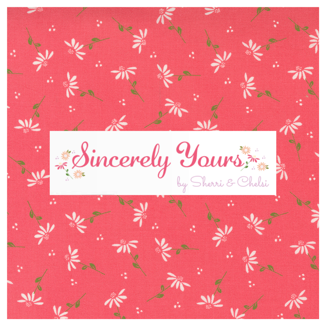 Sincerely Yours Curated Bundle (7 fabrics) by Sherri and Chelsi for Moda Fabrics, Curated Half Yard and Fat Quarter Bundles