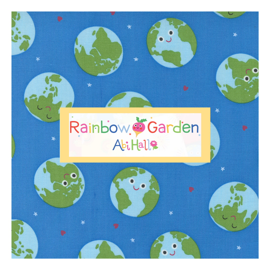 Rainbow Garden Curated Bundle (10 fabrics) by Abi Hall for Moda Fabrics, Half Yard and Fat Quarter Bundles