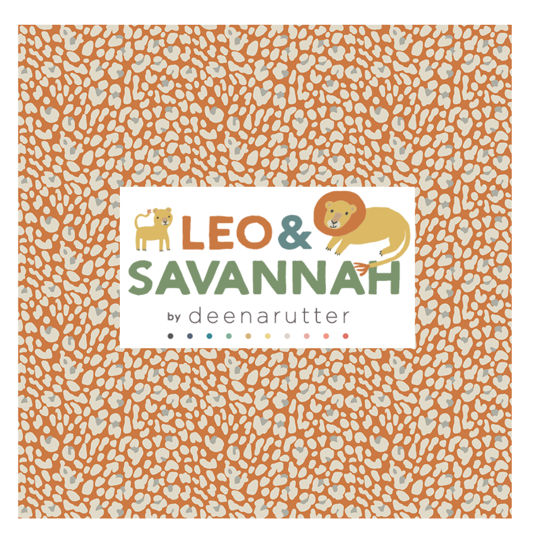 Leo & Savannah for Riley Blake Fabrics, Curated 7 Fabric Half Yard and Fat Quarter Bundles