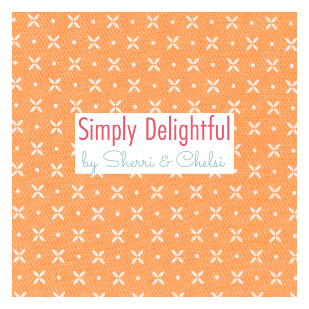 Simply Delightful by Sherri & Chelsi for Moda Fabrics, Half Yard and Fat Quarter Bundles (7 fabrics)
