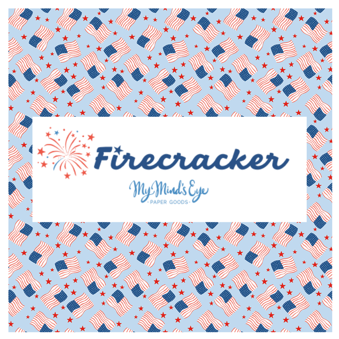 Firecracker Curated Bundle (6 fabrics) by My Mind's Eye for Riley Blake Designs, Half Yard and Fat Quarter Bundles