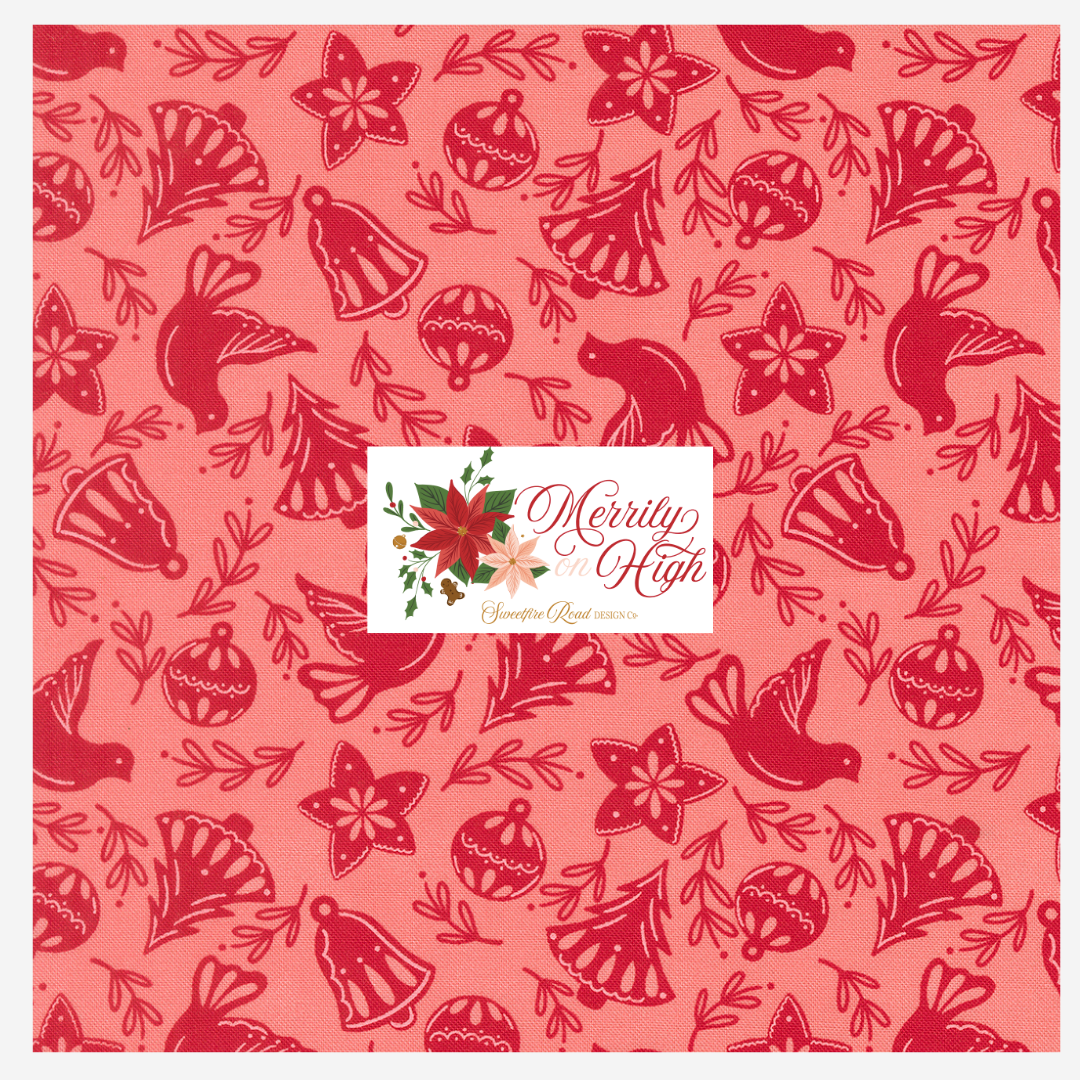 Merrily on High by Sweetfire Road Design Co. Curated Fat Quarter and Half Yard Bundles (8 fabrics) by Moda