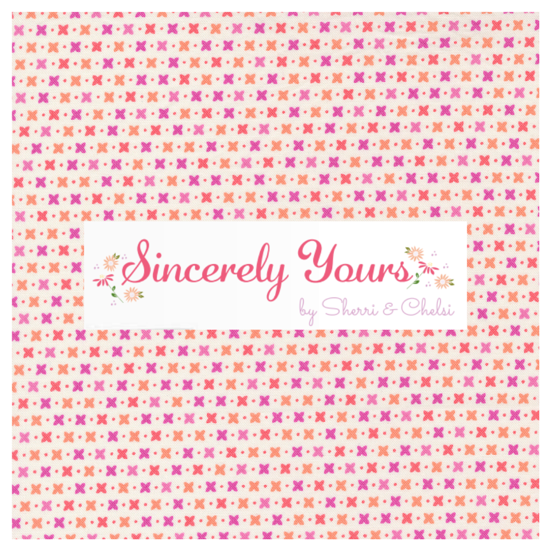 Sincerely Yours Curated Bundle (7 fabrics) by Sherri and Chelsi for Moda Fabrics, Curated Half Yard and Fat Quarter Bundles