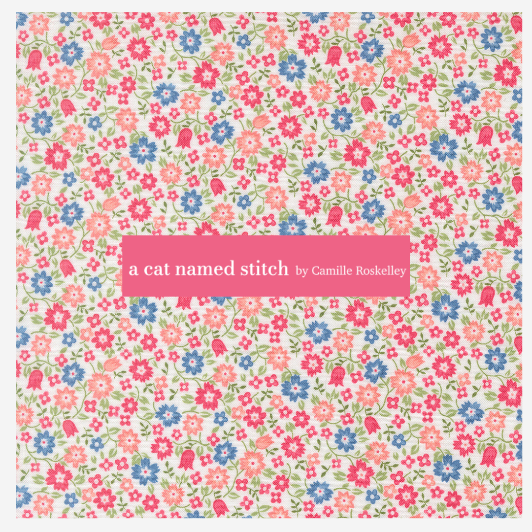 A Cat Named Stitch Curated Half Yard and Fat Quarter Bundles (8 fabrics) by Camille Roskelley for Moda Fabrics