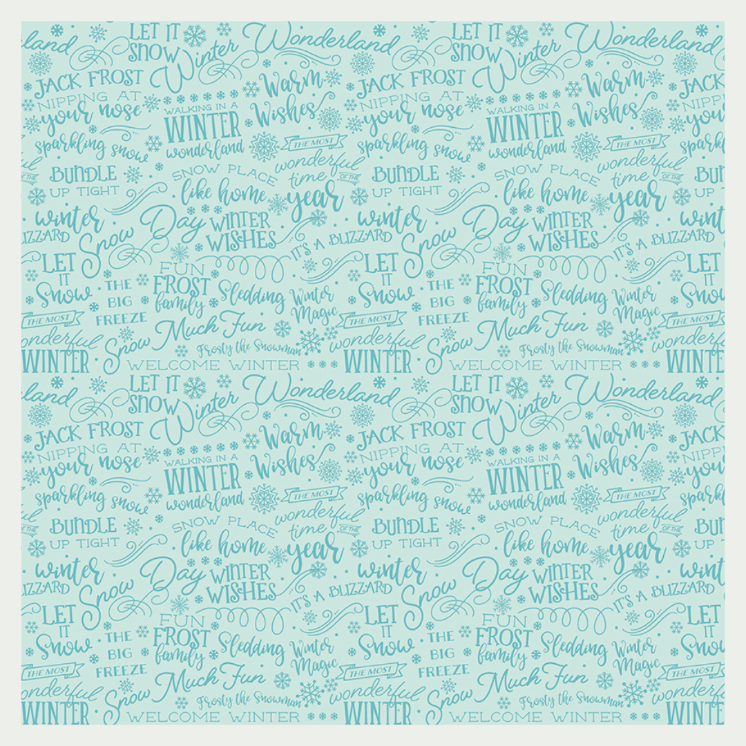 A Perfect Winter Curated 9 fabric bundle, Half Yard and Fat Quarter Bundles