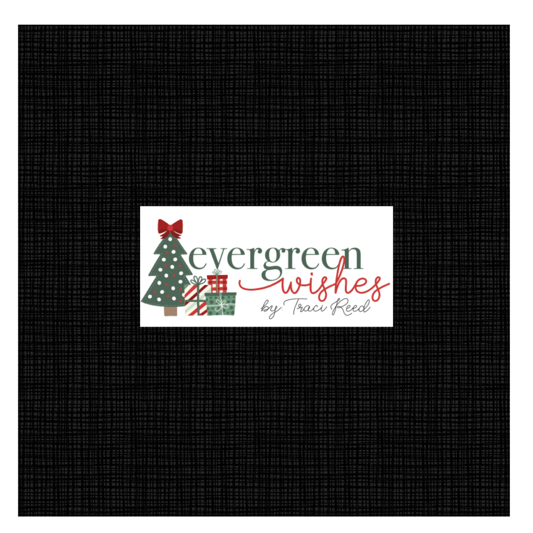 Evergreen Wishes Curated (7 fabrics) Bundles by Traci Reed for Riley Blake Fabrics, Half Yard and Fat Quarter Bundles
