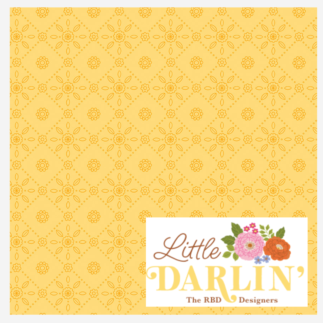 Little Darlin' for Riley Blake Fabrics (7 fabrics), Curated Half Yard and Fat Quarter Bundles