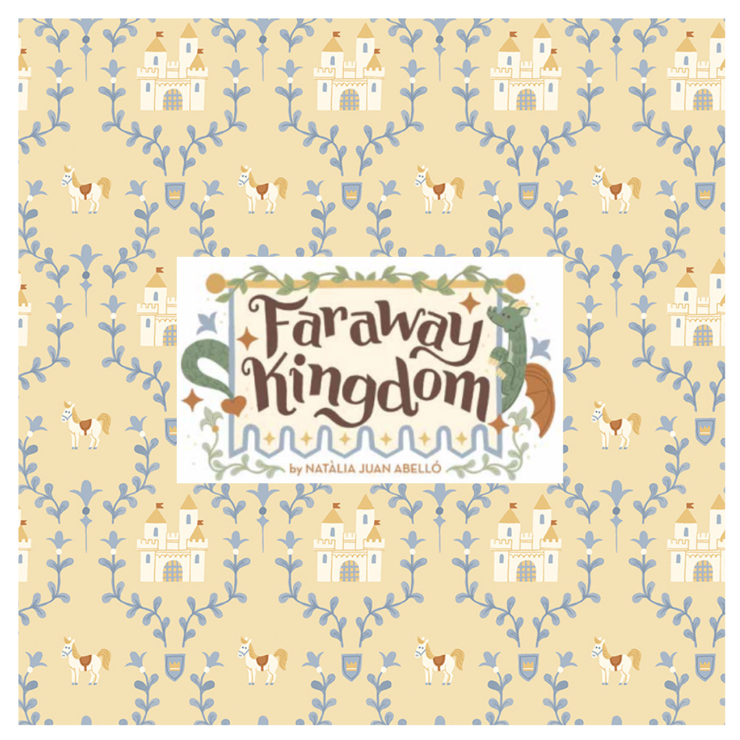 Faraway Kingdom by Natàlia Juan Abelló Curated Fat Quarter and Half Yard Bundles (6 fabrics) by Riley Blake Designs
