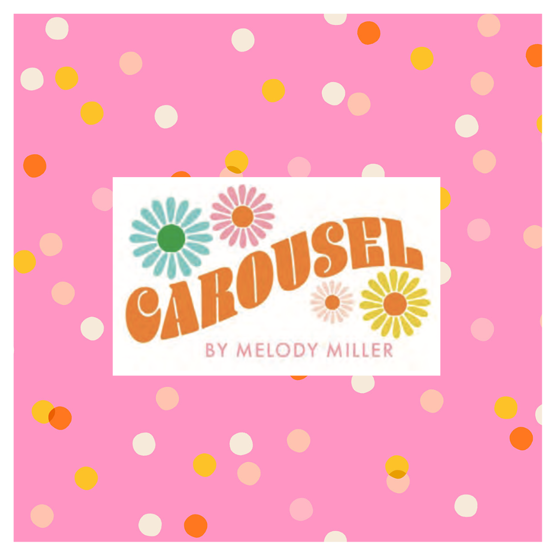 Carousel Curated 6 fabric Half Yard and Fat Quarter Bundles by Melody Miller for Ruby Star Society