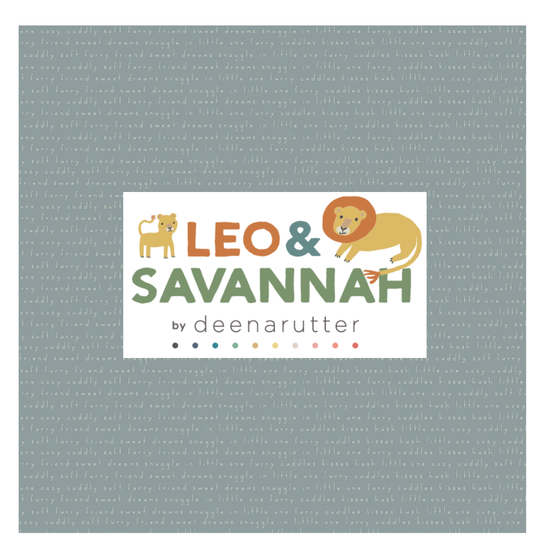 Leo & Savannah for Riley Blake Fabrics, Curated 7 Fabric Half Yard and Fat Quarter Bundles