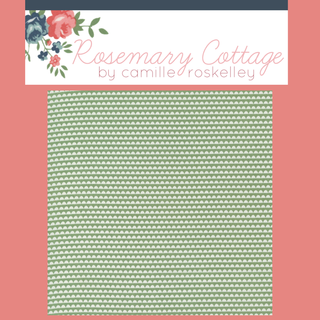 Rosemary Cottage Curated Bundle (6 fabrics) by Camille Roskelley for Moda Fabrics, Half Yard and Fat Quarter Bundles