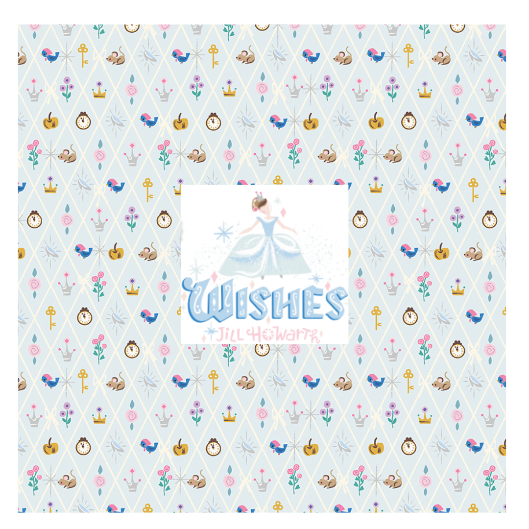 Wishes Bundle 2 by Jill Howarth Curated Fat Quarter and Half Yard Bundles (7 fabrics) by Riley Blake Designs