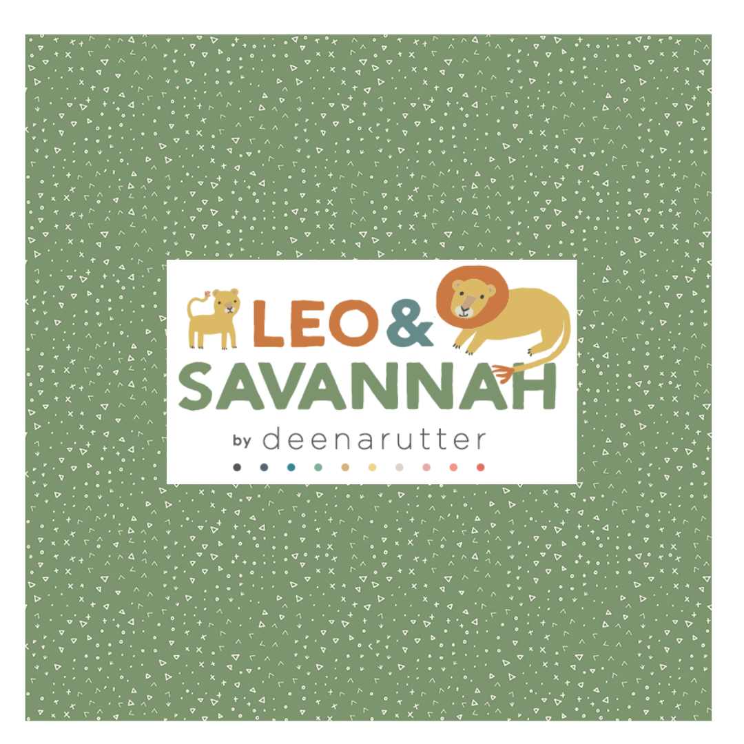 Leo & Savannah for Riley Blake Fabrics, Curated 7 Fabric Half Yard and Fat Quarter Bundles