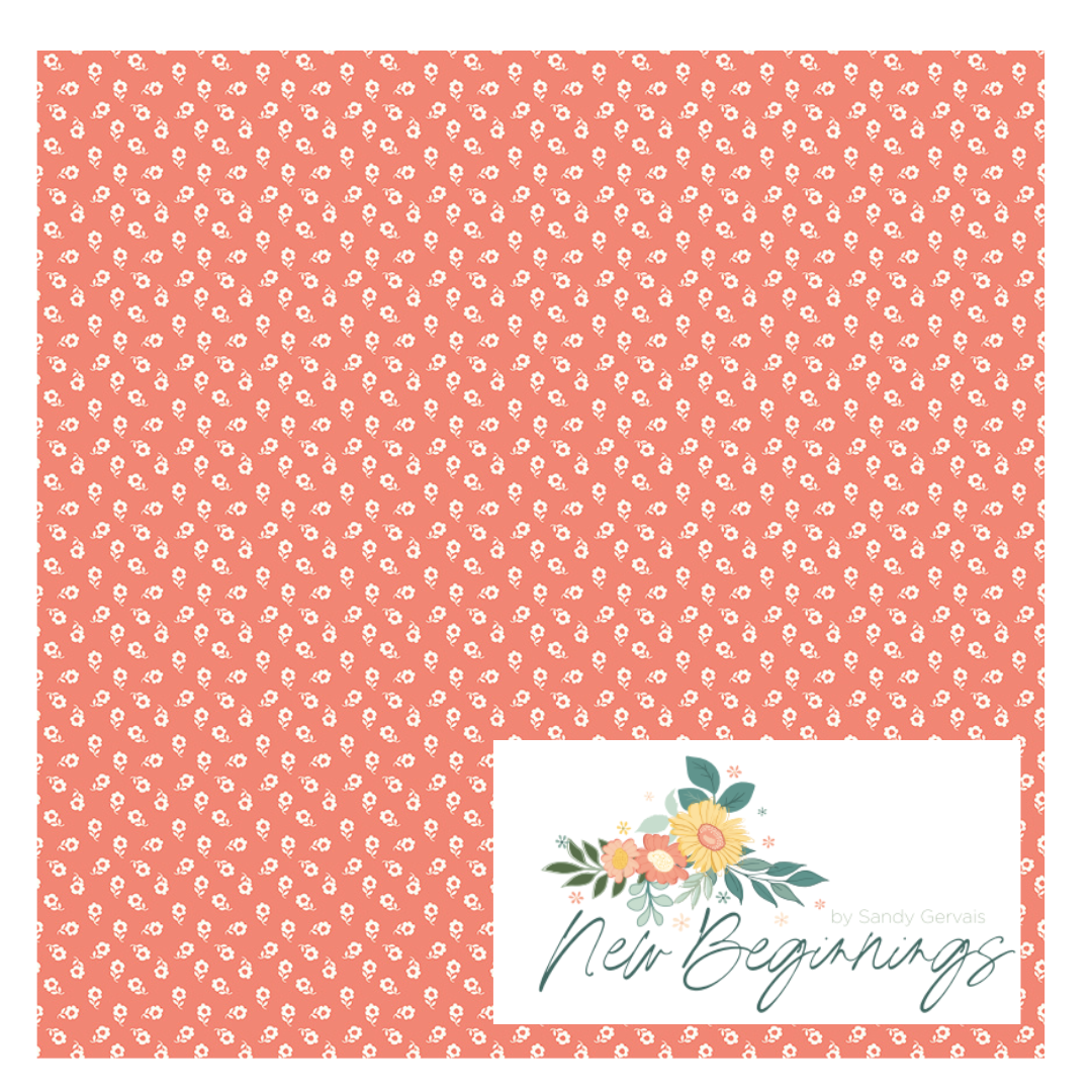 New Beginnings by Sandy Gervais Curated Fat Quarter and Half Yard Bundles (7 fabrics) by Riley Blake Designs